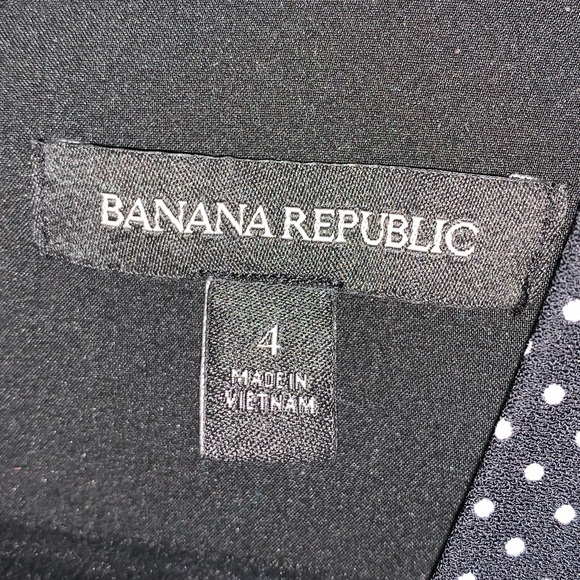 banana republic b&w polkadot jumpsuit - size 4 - Picture 3 of 3
